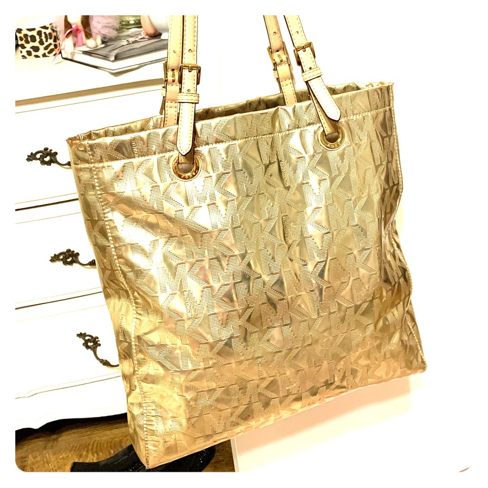 Michael Kors Gold Purse/ handbag